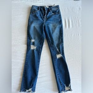 Abercrombie and Fitch blue washed jeans